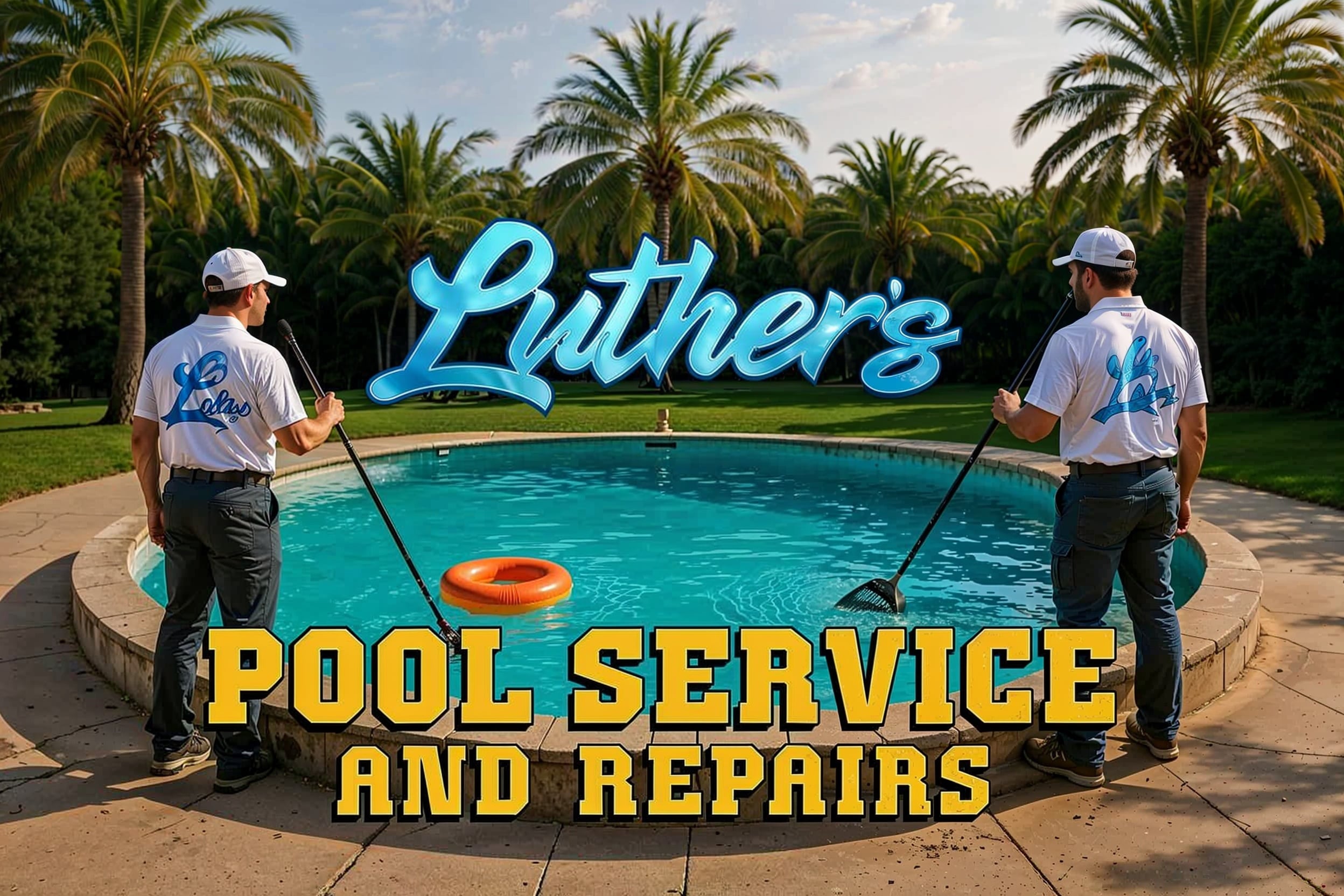 Pool service background